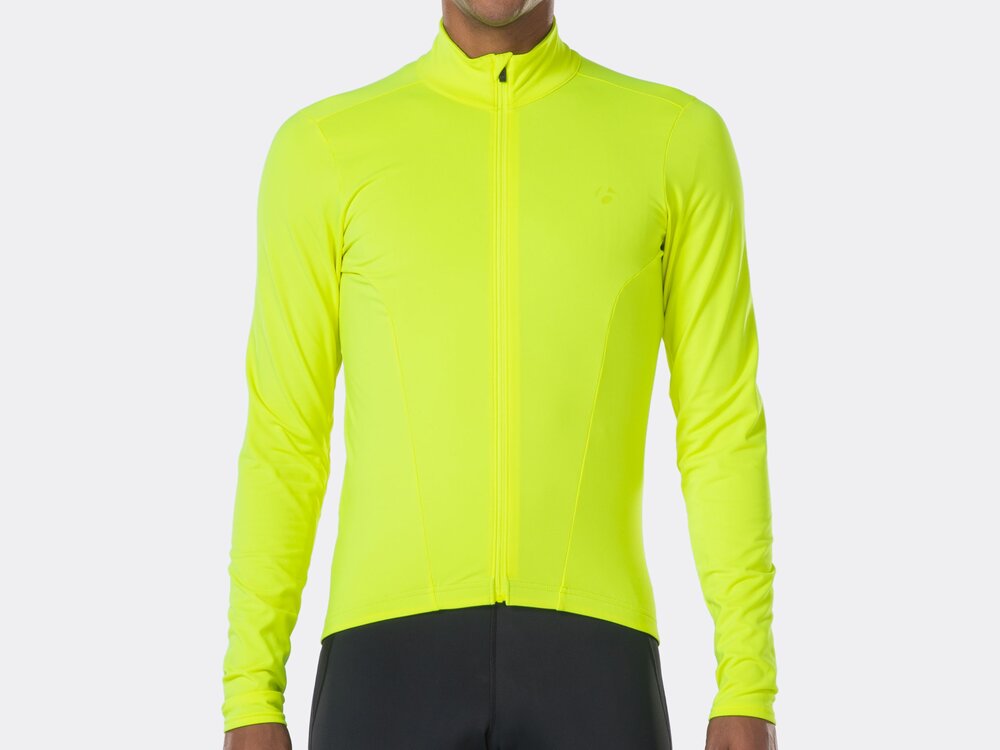 Bontrager Trikot Velocis Thermal LS S Visibility Yellow